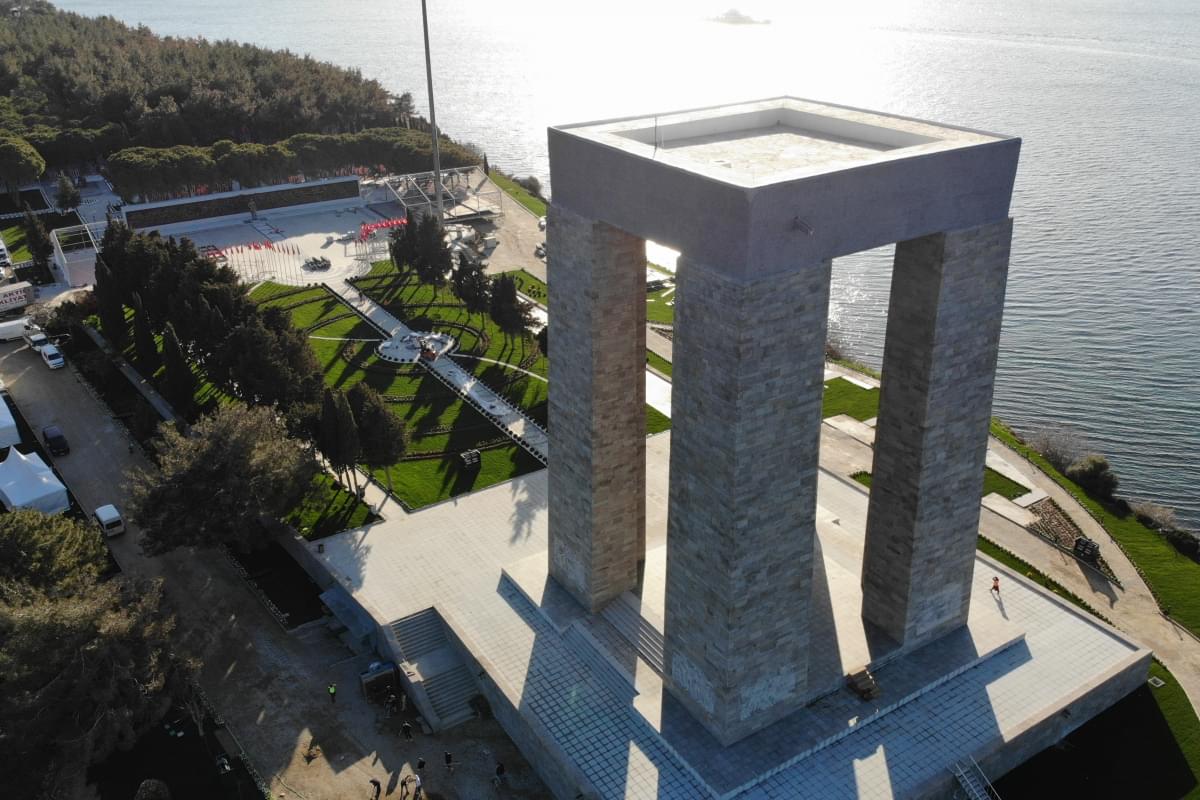 ÇANAKKALE ŞEHİTLERİ ABİDE ÇEVRE DÜZENLEME UYGULAMA İŞİ