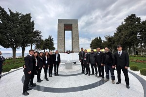 Çanakkkale Şehitler Abidesi Çevre Düzenleme Uygulama İşi Şantiyemiz 18 Mart Törenleri İle Birlikte Açıldı.