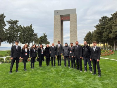 Çanakkkale Şehitler Abidesi Çevre Düzenleme Uygulama İşi Şantiyemiz 18 Mart Törenleri İle Birlikte Açıldı.