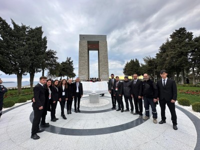 Çanakkkale Şehitler Abidesi Çevre Düzenleme Uygulama İşi Şantiyemiz 18 Mart Törenleri İle Birlikte Açıldı.