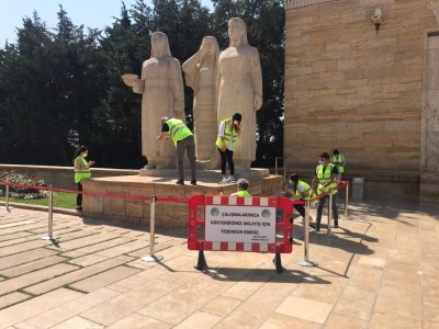 Anıtkabir’deki Türk Erkekleri, Türk Kadınları ve Aslan Heykellerinin Bakımı