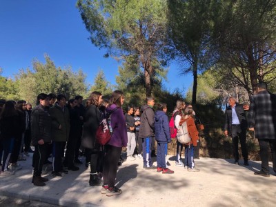 Çanakkale Opet Tarihe Saygı Orta Okulu ,Çanakkale Şehitler Abidesi Çevre Düzenleme Uygulama İşi Şantiyemizi Ziyarete Geldi.