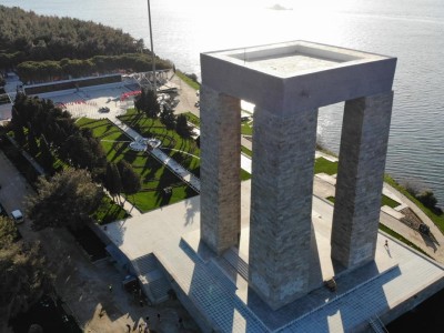 Çanakkale Şehitler Abide çevre Düzenleme Uygulama İşi Video 2